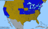 National distribution map