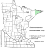Minnesota county distribution map
