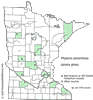 Minnesota county distribution map