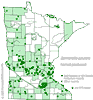 Minnesota county distribution map